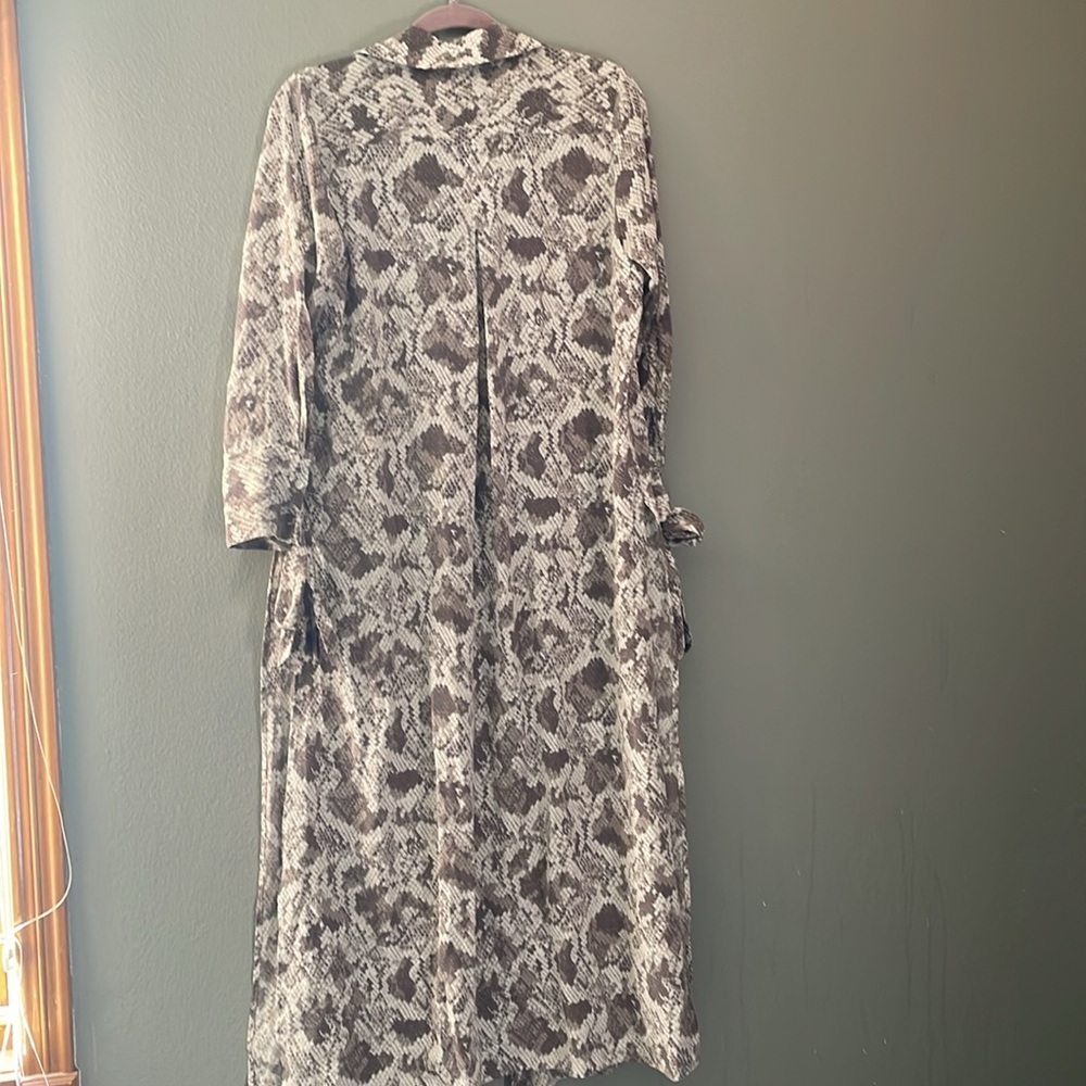 Alice + Olivia Python Long Tunic Top Duster Dress… - image 5